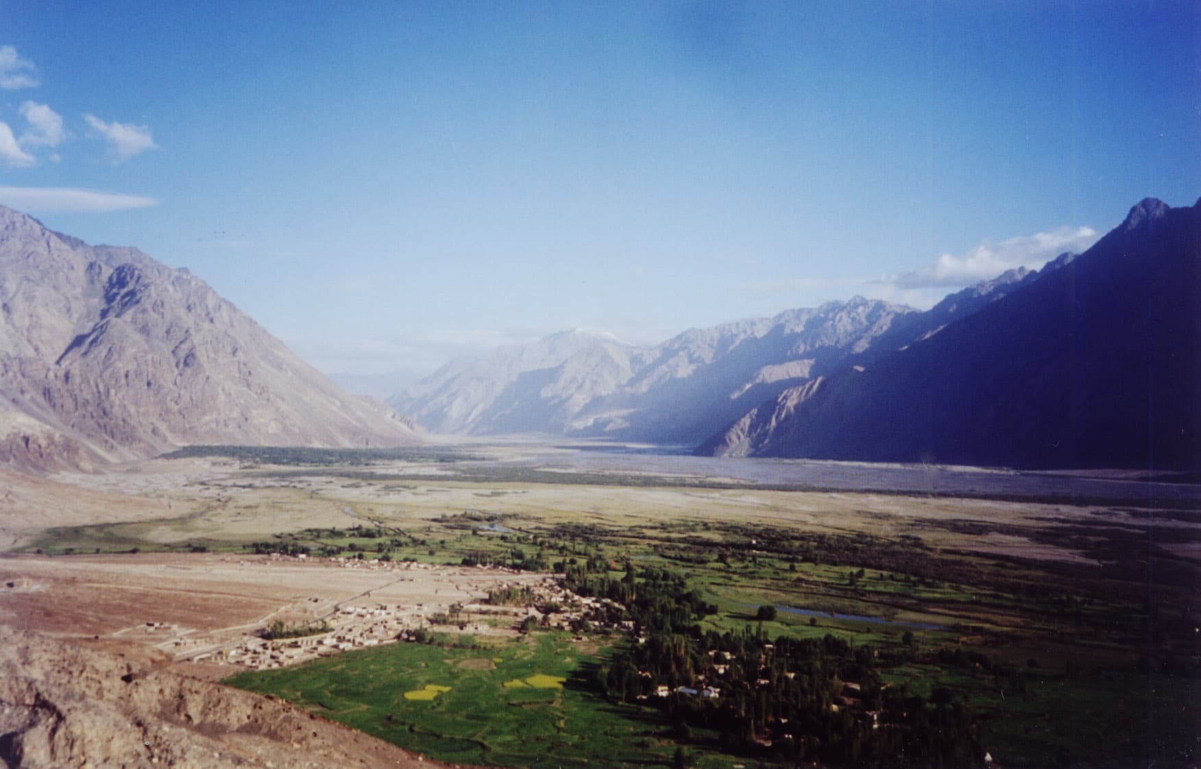 Diskit monastery standing above the Nubra valley in Ladakh